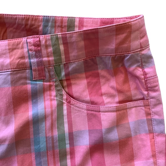Pink Plaid Ralph Lauren Y2K Style Capri Pants Size 4 - Picture 6 of 12